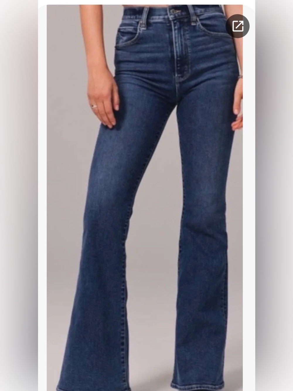 Abercrombie & Fitch The Flare Ultra High Rise Jean